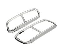 Queue D'embout Couvercle Lot De 2 Caches De Pot D'échappement Arrière Pour Voiture, Accessoires Extérieurs Compatible Avec Q7 2016 2017 2018 2019