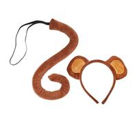 Queue D'oreilles De Singe - Costume Sur Le Thème Des Animaux, Accessoire De De Cosplay, Équipement De Performance Doux Et Réglable | Ajout De Tenue De Fête Créative Pour La Célébration Du Spectacle Su