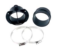 Queue Gorge 0mm 75mm Rabat Soupape Conduit D'aération Réglable Séparateur Branche Y T Connecteur Jonction Sortie Tuyau D'échappement Voiture Diesel Chauffage(75mm Flat 1 valve)