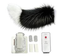 Queue Mobile Électrique Télécommandée, Décoration Mignonne Rechargeable Commandée À Distance, Décoration de Queue de Voiture en Peluche, pour Camping-Car Voyage Camion Moto Maison Fête SUV Trajet