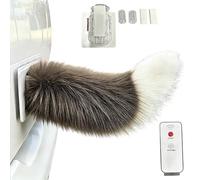 Queue Mobile Électrique Télécommandée, Décoration Mignonne Rechargeable Commandée À Distance, Décoration de Queue de Voiture en Peluche, pour Camping-Car Camion