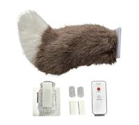Queue Mobile Voiture-Décoration De Queue De Voiture En Peluche, Queues Renard Motorisée, Qui Bouge Électrique,Rechargeable, Remuant, Fausses Ornement De Pour Camping-Car Voyage Camion Moto