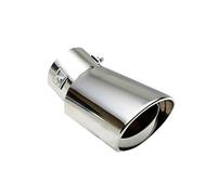 Queue Silencieux Embout De Silencieux D'échappement De Voiture Rond en Acier Inoxydable pour 1996 2002 pour Scenic 1999 2002 1999 Kangoo 2008 Grano Extrémité Tuyau D'échappement(Bend)
