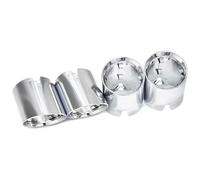 Queue silencieux Pour M2 M3 M4 G80 G82 G83 G87 Couvercle Tuyau D'échappement Bouchon Direct Buse Silencieux En Acier Inoxydable(Argent)
