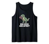 Qui a Besoin d'armes de Toute façon ? Funny T Rex Grabber Débardeur