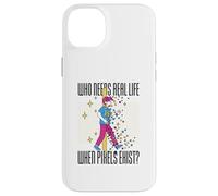Qui a Besoin de la Vie Quand Les Pixels existent Simple Garçons Hommes Femmes Pixel Coque pour iPhone 14 Plus