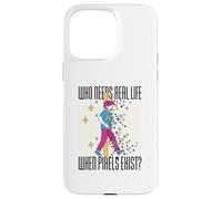 Qui a Besoin de la Vie Quand Les Pixels existent Simple Garçons Hommes Femmes Pixel Coque pour iPhone 15 Pro Max