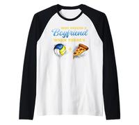 Qui a Besoin d'un Petit ami Quand il y a du Volleyball et de la Pizza Manche Raglan