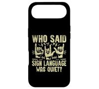Qui a Dit Que la Langue des Signes était Une Langue des Signes silencieuse Coque pour iPhone Air