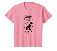 Qui a laissé Les Chiens se Faire Manger? Ils mangent Les Chiens T-Shirt, Enfant, Rose, 2 Ans
