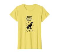 Qui a laissé Les Chiens se Faire Manger? Ils mangent Les Chiens T-Shirt, Femme, Citron, XXL