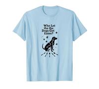 Qui a laissé Les Chiens se Faire Manger? Ils mangent Les Chiens T-Shirt, Homme, Bleu Céleste, XXL