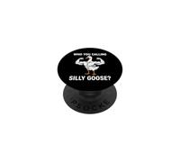 Qui Appelez-Vous Silly Goose Funny Gym Meme Bodybuilding PopSockets PopGrip Adhésif
