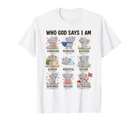 Qui Dieu Dit Que Je suis Un Éléphant Verset Biblique De La T-Shirt