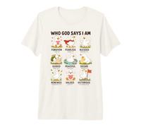 Qui Dieu Dit Que Je suis Un Éléphant Verset Biblique De La T-Shirt Haut de Gamme