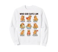 Qui Dieu Dit Que Je suis Verset Biblique De La Foi Sweatshirt