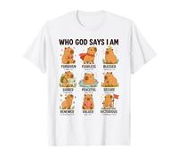 Qui Dieu Dit Que Je suis Verset Biblique De La Foi T-Shirt