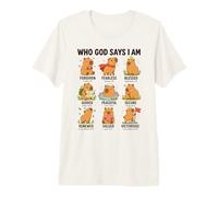 Qui Dieu Dit Que Je suis Verset Biblique De La Foi T-Shirt Haut de Gamme