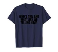 Qui est Aviv et Que racontons-Nous Un mème Amusant de la génération Z T-Shirt