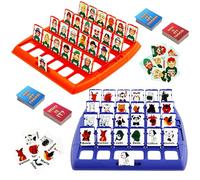 Qui est-ce,Jeu de Société Classique,Famille Drôle Jeux de Devinettes,pour Famille Parents Enfants Jeux,Enfants Cadeau (Version Anglaise)