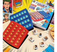 Qui Est-Ce Jeu de Société Personnalisé, Jeu Qui Est-Ce Classique Amusant de Raisonnement avec 24 Photos, Cadeau pour Famille Parents Enfants