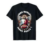 Qui est-ce que Jésus rédigerait un sport chrétien de football fantastique drôle T-Shirt