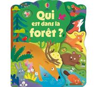 Qui est dans la forêt? - dès 1 an - Alice Beecham - Usborne - cartonné - Album éveil dès la naissance