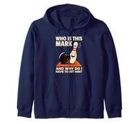 Qui est Mark et Pourquoi Dois-Je Le Frapper ? Funny Bowling Sweat à Capuche