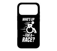Qui est prêt pour Une Course ? Fauteuil Roulant pour Handicap drôle Coque pour iPhone 17 Pro Max