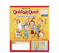 Qui fait quoi - Calendrier de la famille - Max et Lili 2023-2024
