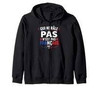 Qui Ne Râle Pas N’est Pas Français Humour France raleur Sweat à Capuche