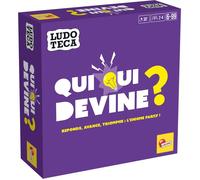 Lisciani - Ludoteca Qui Qui Devine - Jeu de Devinettes Enfant 6+ Ans - Jeu de Société Énigmes et Logique - Réflexion et Intuition - pour Jouer en Famille & Amis - 2 à 4 Joueurs
