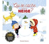 Qui se cache dans la neige ? - Livre-jeu cherche et trouve encre phosphorescente - Animaux Noël - Dès 2 ans