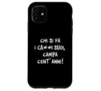 Qui se Fait Ses Choux, campe Cent Ans. Sagesse Populaire Coque pour iPhone 11