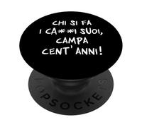 Qui se Fait Ses Choux, campe Cent Ans. Sagesse Populaire PopSockets PopGrip Adhésif
