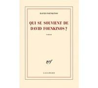 David Foenkinos – Qui se souvient de David Foenkinos ? – Roman – Broché
