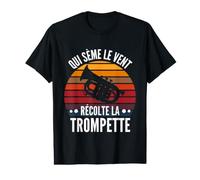 Qui Sème Le Vent Récolte la Trompette Classique Jazz T-Shirt Graphique avec Valeur