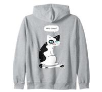 Qui s'en Soucie? (déclaration et Graphique de Chat Amusant) Sweat à Capuche