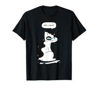 Qui s'en Soucie? (Graphique Chat Amusant) T-Shirt