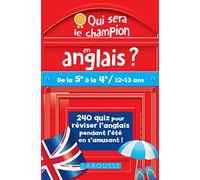 Qui sera le champion en anglais (à partir de 12 ans)
