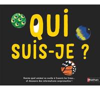 Qui suis-je ? – Livre-jeu éducatif 10 animaux, indices et découpages – Dès 4 ans – Nathan