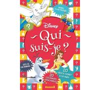 Disney - Qui suis-je ? - 20 héros à deviner - Bloc de jeux et coloriage - Dès 5 ans