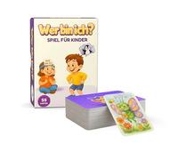 Qui suis-je ? - Jeu pour enfants, 55 cartes, jeu de devinettes à partir de 4 ans, charades pour enfants, jeu familial et de fête, maternelle et école