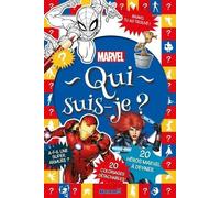Marvel - Qui suis-je ? - 20 héros à deviner - Bloc de jeux et coloriage - Dès 5 ans