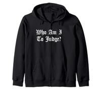 Qui suis-Je pour ne Juger Aucun Jugement Église catholique Dieu chrétien Sweat à Capuche