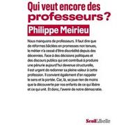 Qui veut encore des professeurs ?