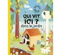 Qui vit ici ? dans le jardin - P. Hanackova - Grenouille - cartonné - Document jeunesse dès 3 ans
