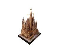 Quibuilds Kit de modèle de cathédrale de la Sainte Famille en papier 3D, modèle d'artisanat en papier d'architecture DIY pour experts, décoration faite à la main pour maison/bureau, cadeau pour