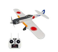 Quibuilds Modèle d'avion RC à voilure fixe à l'échelle 1/16 2,4 G 4 CH EPP avec trois modes de vol, maintien de l'altitude et fonctions de voltige pour le vol en plein air, cadeau pour adultes et