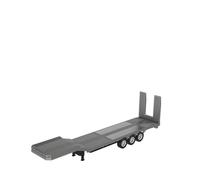 Quibuilds Semi-remorque à l'échelle 1/18 pour camion tracteur robuste 770S, accessoires de collection pour adultes (gris)